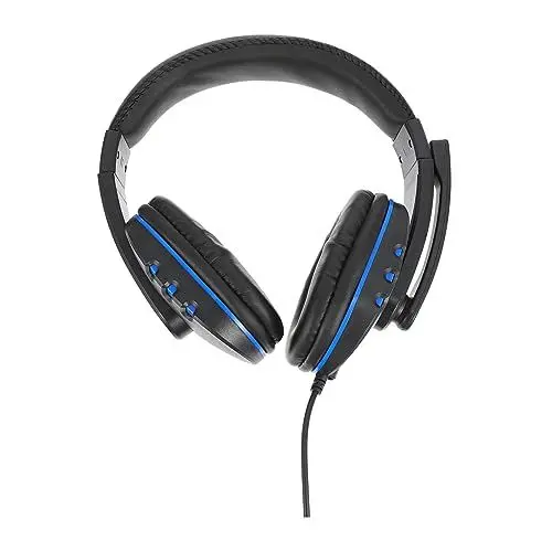 Produktbild: OSALADI Gaming-kopfhörer Mit Geräuschunterdrückung Große Ohrenschützer 3 5-mm-Klinkenstecker Für Slim One Pc Und Laptop – Kabelgebundene Steuerung