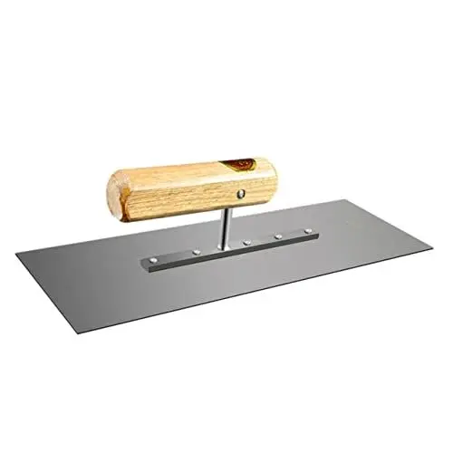 Produktbild: OSALADI Glättekelle Für Aus Gehärtetem Und Angelassenem Manganstahl Mit Ergonomischem Griff Für Zementarbeiten Putzkelle Als Geschenk Für Familie Und