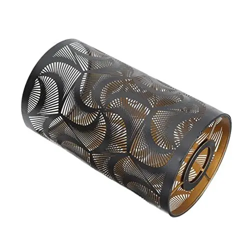 Produktbild: OSALADI Hohler Lampenschirm Fasslampenabdeckung Lampenschirm Stehlampe Orientalisch Trommel Lampenschirm Eisenkunstlampenschirm Hängende Lampenschirme Metall Ecklicht E27 Schmiedeeisen