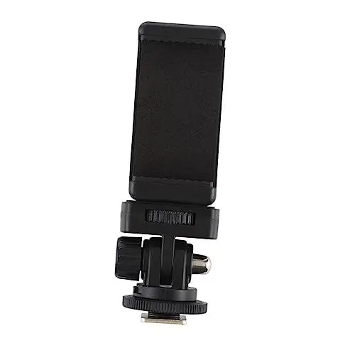 Produktbild: OSALADI Kalter Schuhkopf handyhalterung Handy Halterung Smartphone-Kit Filmemachen Vlog-Kit Smartphone Handy stativ Universeller Handyhalter fürs Auto Stativadapter Kugelkopf Mini PTZ