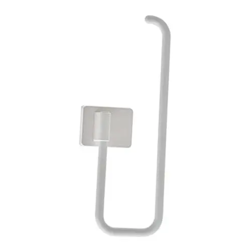 Produktbild: OSALADI Küchenrollenhalter Toilettenpapierständer Regal Für Papierhandtuchhalter Kein Lochpapierständer Taschentuchhalter Badezimmerpapierhalter Wandtuchhalter Plastik Weiß