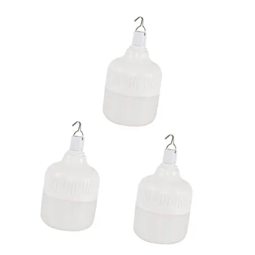 Produktbild: OSALADI LED-Lampen 3 STK Zeltlampe Im Freien Led-notbeleuchtung Notfall Aufbewahren Led Notlicht Led-glühbirne n Für Zelte Geführter Nachtmarkt Campinglicht Aufladen Laterne Weiß