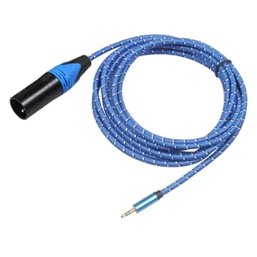 Produktbild: OSALADI 3 5-mm-adapterkabel – Audio-verbindungskabel Für Lautsprecher 3 M High-fidelity-design Hergestellt Mit Sauerstofffreien Anschlüssen