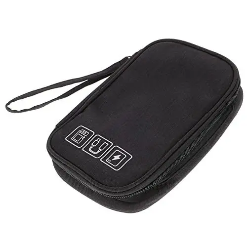 Produktbild: OSALADI Elektronik Organizer Tasche Kabelorganizertasche Aus Polyester Reisenutzung Für Ladekabel Adapter Und Zubehör Großes Fassungsvermögen Leicht Und Robust