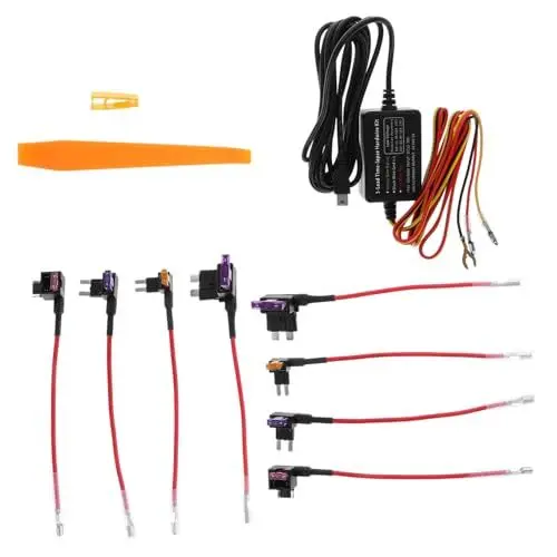 Produktbild: OSALADI Dashcams Für – Hardwire-kit Mit USB 12 V-24 V Bis 5 V Einfache Installation Für Dashcam