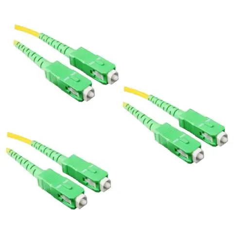 Produktbild: OSALADI Mm PVC-Kabelmantel 3st Glasfaser-internetkabel Lwl-überbrückungskabel Glasfaserkabelnetz Glasfaser-kabel Lwl-patchkabel Singlemode-faser Einzelprozessor Messgerät