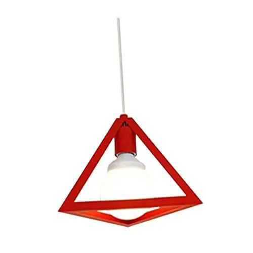 Produktbild: OSALADI Pendelleuchten Aufhängung Für Wohnzimmer Vintage-hängeleuchte Dreieckiger Kronleuchter Kein Blenden Flackern Oder Energiesparen Eisenhandwerk 1 M Aufhängekabel
