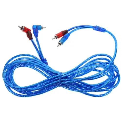 Produktbild: OSALADI RCA-Audiokabel Hilfskabel für Auto Audio Kabel Kfz-Elektronikzubehör Stereo-Klinkenkabel Austausch des Kopfhörerkabels Wagen Verstärkerkabel Verlängerungskabel Audioleitung Kupfer