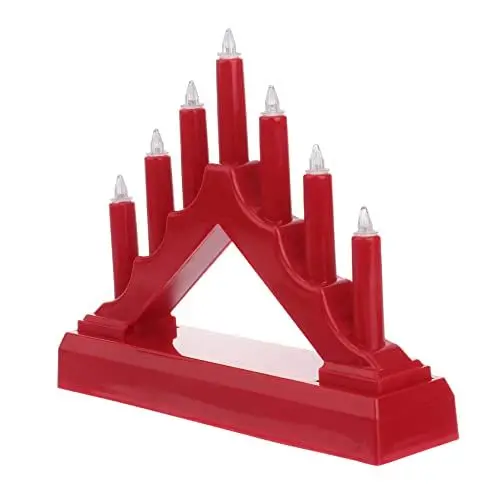 Produktbild: OSALADI Tischlampe in Brückenform Weihnachtskerzenlampen Elektrische Kerzenlampe Schreibtischlampe Im Retro-stil Weihnachtsbaumkerze Brückenlicht Led-kerzenlampe Weihnachten Leselicht