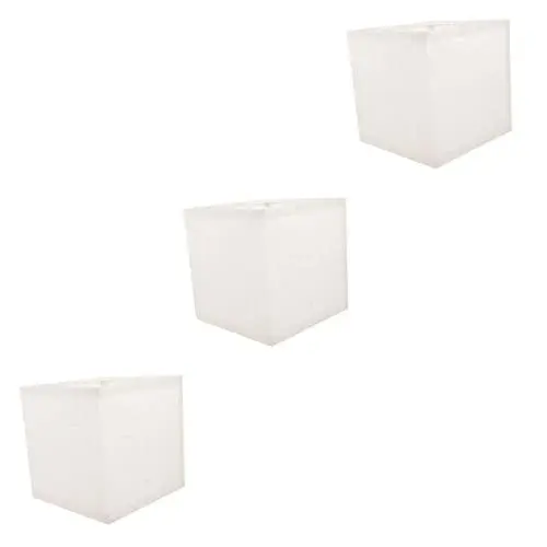 Produktbild: OSALADI Tischlampenschirme 3 Stück Lampenschirm Quadratischer Lampenschirm Tischlampenschirm Gehäuseabdeckung Schreibtischlampe Beige Stoff Trommel Lampenschirm