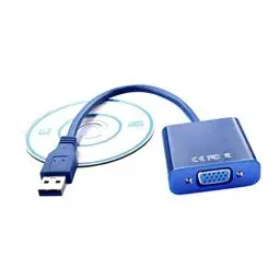 Produktbild: OSALADI USB 3.0 Auf VGA Adapterkabel USB Zu Vga Adapter USB 3.0 Auf Vga-Adapter USB-Adapter Monitor Kabel External Video Adapter