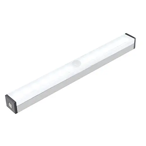 Produktbild: OSALADI Usb-sensorlicht Unter Gegenlicht Sensor-nachtlampe Led-sensorleuchten Magnet-led-leuchten-stick Bewegung Nachttischlicht Bewegungssensor Licht Lichtleiste Plastik Induktion Weiß