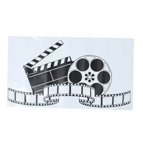 Produktbild: OSALADI Wandaufkleber- Wandtattoos für Filmrollen Wandtattoos für Theaterräume Vinyl-Wandaufkleber für Filmfilme Wand Dekoration Film Wandtattoo Persönlichkeit schmücken Wandgemälde