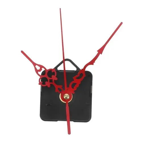 Produktbild: OSALADI Zubehör Für Wanduhren Rotes Zubehör Sportzubehör Abziehset Minutenzeiger Uhrwerk DIY-Schaft Uhrwerk Kit Uhr Rote Wanduhr Suite Einfache Zeiger-Aufziehuhr Herrenuhren Streichkit