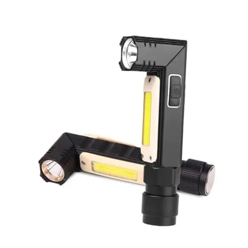 Produktbild: OSALADI Foldbare Taschenlampe Mit Usb-ladefunktion Einstellbare Arbeitslampe Für Outdoor-aktivitäten Und Tragbar Für Camping Wandern Notfälle Und Mehr