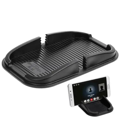 Produktbild: OSALADI rutschfeste Rutsch Pad Halterung Für Handy Und Universal Auto Armaturenbrett Ständer Schwarz Ideal Für Mobiltelefone MP3 MP4 Und Schlüssel Praktisches