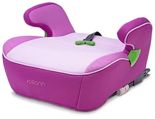 Produktbild: Osann Junior Isofix Gurtfix – Sicher & bequem wie nie: Sitzerhöhung Auto Kinder (126-150 cm) (ca. 15-36 kg), Sitzschale i-Size - Pixel Berry