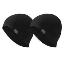 Produktbild: Oscenny Fahrradmütze Laufmütze,Superleicht,Weich Warm Nur 1mm Dicke Sportmütze Thermofleece zum Laufen,Radfahren,Joggen,Ski,Snowboarden,Klettern,Moto für Herren Damen Herbst Winter (BI/BI)