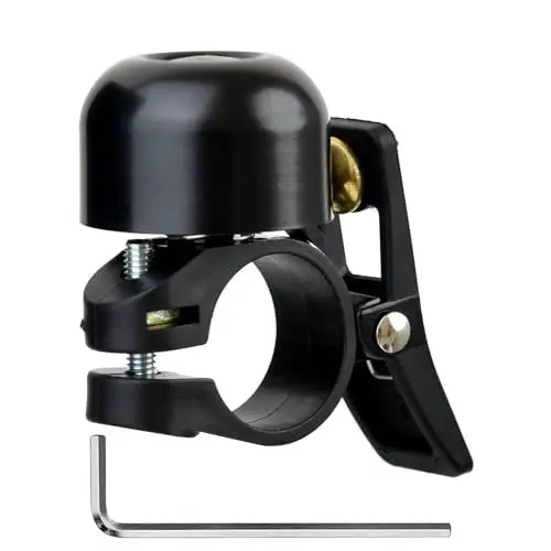 Produktbild: OSIGEI Fahrradklingel, Fahrrad Klingel laut und klar 120dB Klingel laut, Kupferlegierung Fahrrad klingel für Mountainbike, Citybike, Rennrad, 21mm-22.2mm Lenker