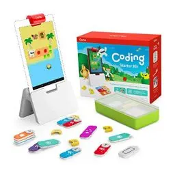 Produktbild: Osmo - Coding Starter Kit für Fire Tablet - 3 lehrreiche Lernspiele - Ab 5-10 Jahren - Programmieren lernen, Programmiergrundlagen & Codierrätsel - STEM-Spielzeug (Osmo Fire Tablet-Basis enthalten)
