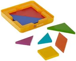 Produktbild: Osmo - Genius Tangram - Lernspiel - 6-10 Jahre - über 500 knifflige Puzzles - Formen und Farben - räumliches Denken, kreative Problemlösung - für iPad oder Fire Tablet - (Osmo Basis erforderlich)