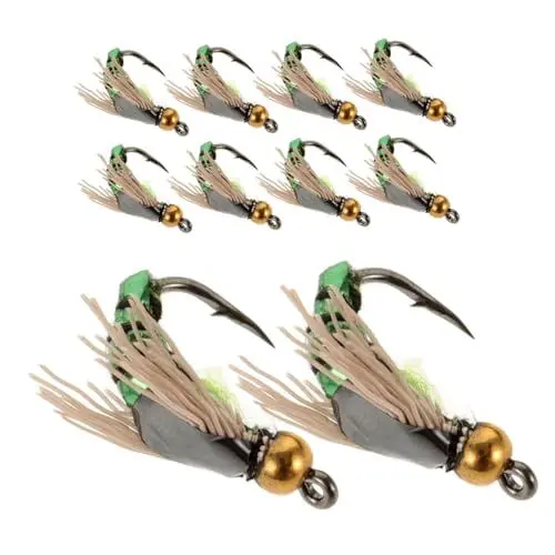 Produktbild: OSOLADY Innovatives Design 10 Stück Köder Bass Angelhaken für Angelköder