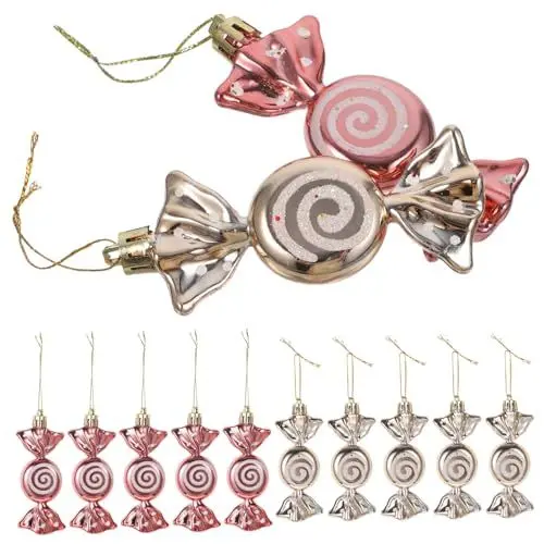 Produktbild: OSOLADY 12St weihnachtsdeko weihnachtsschmuck Kinder weihnachtsbaumlichter wihnachtsdeko Xmas Tree Decorations weihnchtsdeko Dekorationen für Weihnachtsfeiern Weihnachtsbaumschmuck Plastik