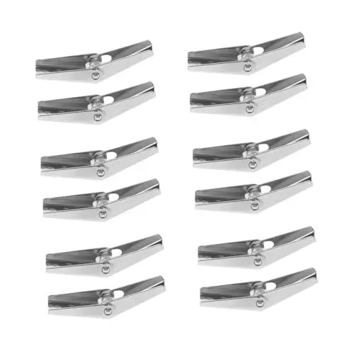 Produktbild: OSOLADY 12st Hardware Wandbefestigungen Schwere Ausführung Trockenmaueranker Umschalten Decken-wandbefestigung Trockenbauanker Schwere Ausführung Silver Galvanisiertes Eisen