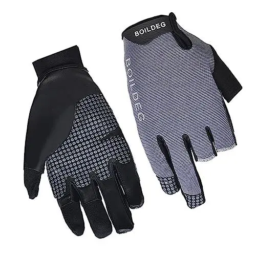 Produktbild: OSOLADY 1 Paar Angelhandschuhe Outdoor Angeln Kajaks Wanderhandschuhe Anti Handschuhe Sonnenhandschuhe Warme Handschuhe rutschfeste Handschuhe Reflektierende Fäustlinge