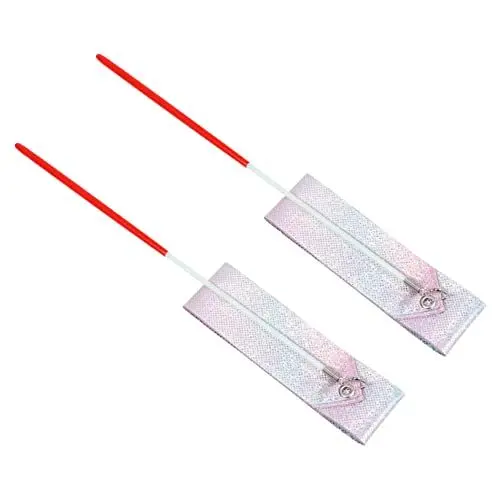 Produktbild: OSOLADY 2pcs Kinder Performing Bänder Gymnastik Tanz Streamer Stern Muster Einfach Zu Griff
