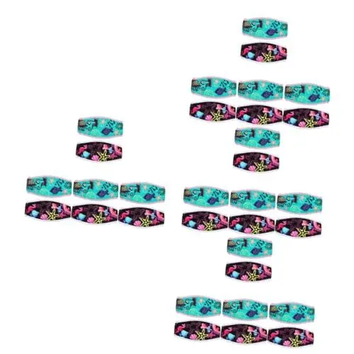 Produktbild: OSOLADY 8 STK Tauchermaske Tauchmaskenriemenabdeckung Tauchgurtwickel dekorativer Schwimmriemen Tauchergurt tauchen pädiprotect schutzzelt Taucherbrillenbandhülsen Neopren-Gurtabdeckungen