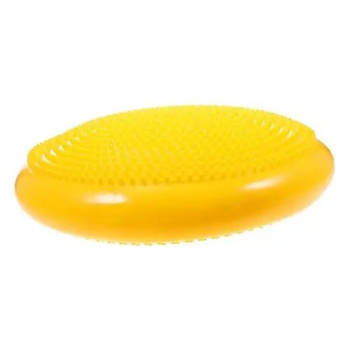Produktbild: OSOLADY Ergonomisches Balance-Kissen Aufblasbarer Wackelsitz 33 cm Durchmesser Orange Zur Stärkung Der Rumpfmuskulatur Bei Rückenschmerzen Mit Pumpe Zufällige Farbe