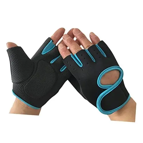 Produktbild: OSOLADY Fahrradhandschuhe Damen Halbfinger Fahrradhandschuhe Fitness Workout rutschfeste Größe Verfügbar