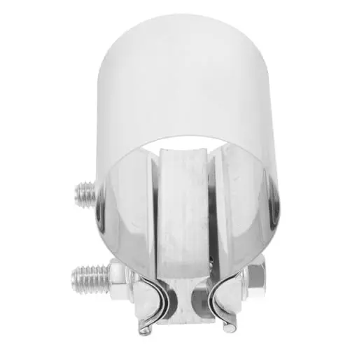Produktbild: OSOLADY Kfz Ersatz Auspuffschellen Auspuffschelle Robuste Auspuffdichtungsschelle Auspuffclip Auto Auspuffschelle Auto Auspuffzubehör Autozubehör Silberfarbener Edelstahl