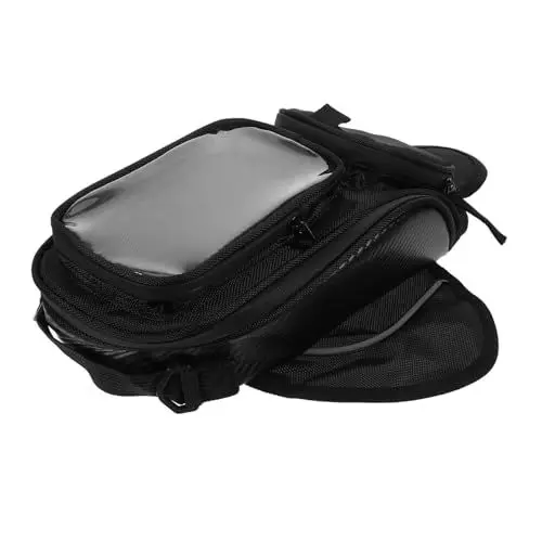 Produktbild: OSOLADY -gepäcktasche Tragbarer Tankrucksack Für Magnetische Tankrucksäcke Für Motorräder Magnetischer Tankrucksack Tankrucksack Magnettasche Black Stoff