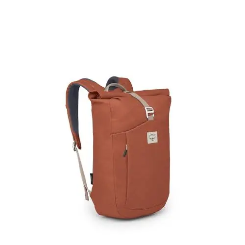 Produktbild: Osprey Arcane Roll Top Pack – Langlebiges Recyclinggewebe – 22 Liter - Porcelain Orange Heather O/S