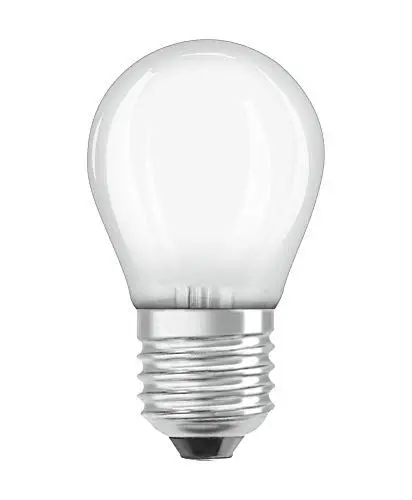 Produktbild: OSRAM Filament LED Lampe mit E27 Sockel, Warmweiss (2700K), Tropfenform, 7W, Ersatz für 60W-Glühbirne, LED Retrofit CLASSIC P, 1 Stück (1er Pack)