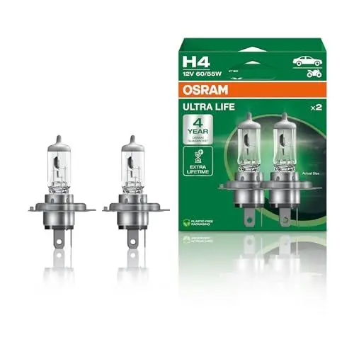 Produktbild: OSRAM Halogen 64193ULT-HCB Glühlampe,kompatible mit Passenger Car, H4, Anzahl 2, Duo Box