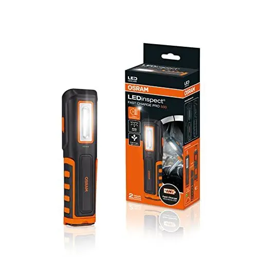Produktbild: OSRAM LEDIL405 LEDinspect Fast Charge PRO500, Inspektionsleuchte, 5700K, wiederaufladbare LED Arbeitsleuchte, magnetisch, inkl. Haken