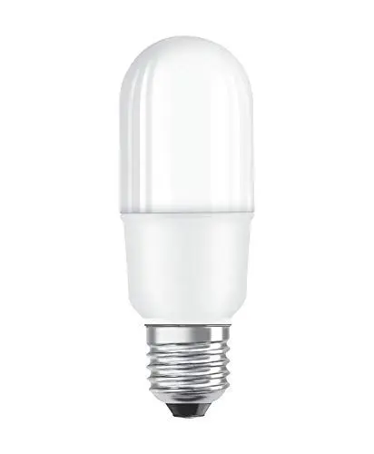 Produktbild: OSRAM LED Lampe mit E27 Sockel, Kaltweiss(4000K), Stabform, 8W, Ersatz für 60W-Glühbirne, matt, LED STAR STICK, 1 Stück (1er Pack), Kaltweiß