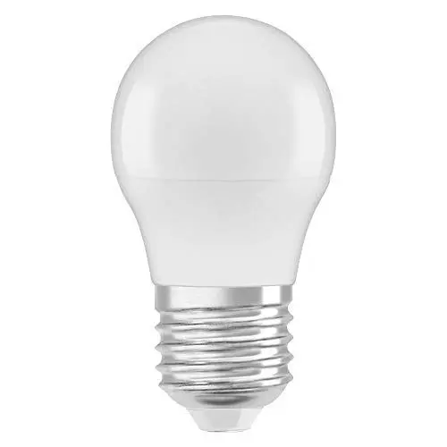 Produktbild: OSRAM LED Lampe mit E27 Sockel, Warmweiss (2700K), Tropfenform, 5.5W, Ersatz für 40W-Glühbirne, matt, LED STAR CLASSIC P, Warmweiß