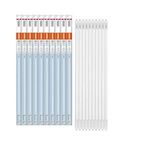 Produktbild: OSRAM LED TUBE T5 HF HE21 849 mm, lineare LED-Röhre, 10W, 1500lm,4000K, kaltweißes Licht, LED-Ersatz für herkömmliche T5-Leuchtstoffröhren mit G5 Sockel, lange Lebensdauer, energiesparend,10-Pack