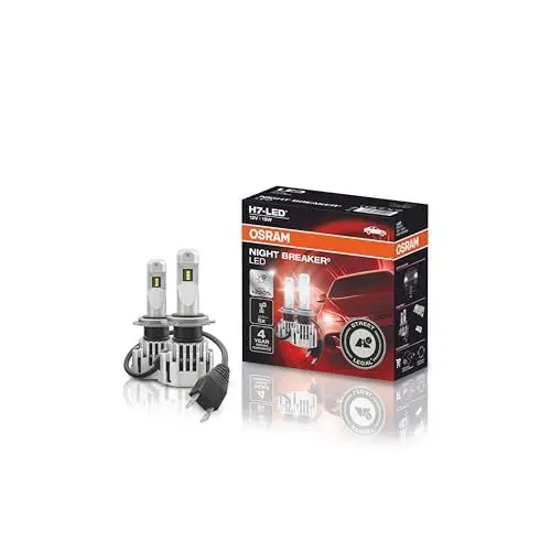 Produktbild: OSRAM NIGHT BREAKER H7-LED·· bis zu 220 % mehr Helligkeit, erstes legales LED H7 Abblendlicht mit Straßenzulassung in Deutschland & Österreich