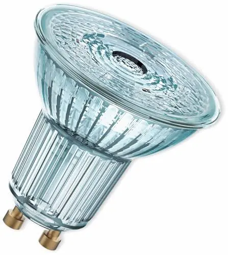 Produktbild: OSRAM PAR16 LED Reflektorlampe mit GU10 Sockel, Kaltweiss (4000K), Glas Spot, 2.6W, Ersatz für 35W-Reflektorlampe, LED STAR PAR16, Kaltweiß