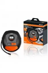 Produktbild: OSRAM TYREinflate 450, Digitale Reifenpumpe mit Auto-Stopp und LED Licht, tragbarer 12V Kompressor für Autoreifen, Stromanschluss via Zigarettenanzünder, Reifenbefüllung in 3,5 Minuten