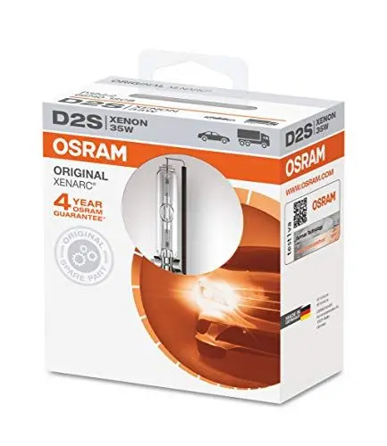 Produktbild: OSRAM XENARC ORIGINAL D2S HID Xenon-Brenner, Entladungslampe, Erstausrüsterqualität OEM, 66240-1SCB, Softcover Box (1 Lampe), andere