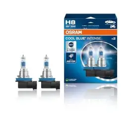 Produktbild: Osram 64212CBN-HCB Cool Intense H8, bis zu 4.800K, Halogen Scheinwerferlampe, LED-Look, Duo Box (2 Lampen), Blau