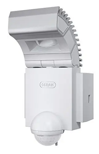 Produktbild: Osram LED-Spot, Noxlite, Außenlampe, Außenstrahler 60° schwenkbar und 70 ° kippbar, Bewegungsmelder, Dämmerungssensor, weiß, Kaltweiß - 6000K