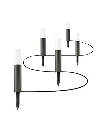 Produktbild: Osram LED Endura Garden Pole Mini Garten-Leuchtenkette, für Außenanwendungen, Warmweiß, 5 Pylonen, Höhe: 22, 7 cm