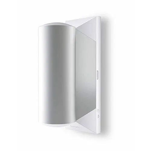 Produktbild: Osram LED Wandleuchte, Noxlite, weiß, Außenleuchte, zweiflammig, Bewegungsmelder, Dämmerungssensor, 9 Watt, Warmweiß- 3000K 4052899934337